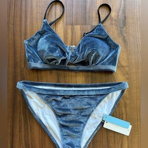 Velvet swimsuit